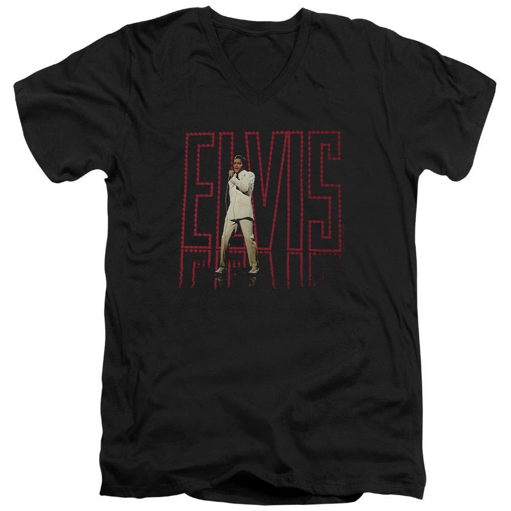 Elvis Presley Elvis 68 Album V-Neck T-Shirt