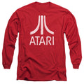Atari Rough Logo Red Long Sleeve T-Shirt