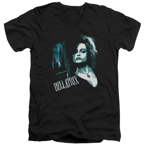 Harry Potter Bellatrix Closeup V-Neck T-Shirt