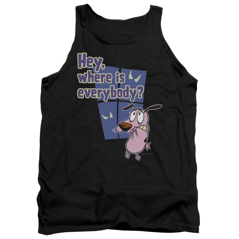 Courage the Cowardly Dog Where Is Everybody Tank Top