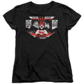 Batman v Superman Ultimate Face Off Womens T-Shirt