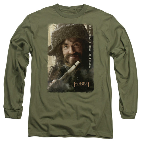 The Hobbit Bofur Portrait Long Sleeve T-Shirt