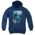 Wild Wings Salmon Hunter Orca Youth Hoodie