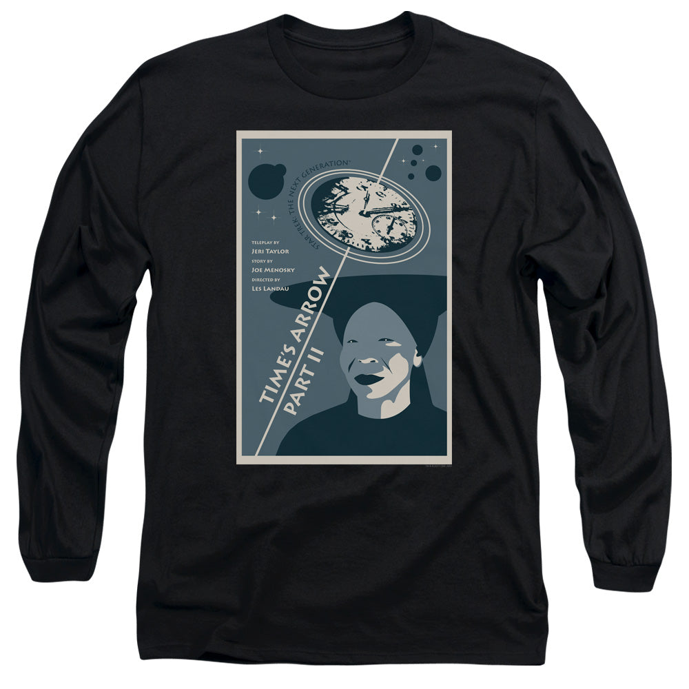 Star Trek Time's Arrow Part II Black Long Sleeve T-Shirt