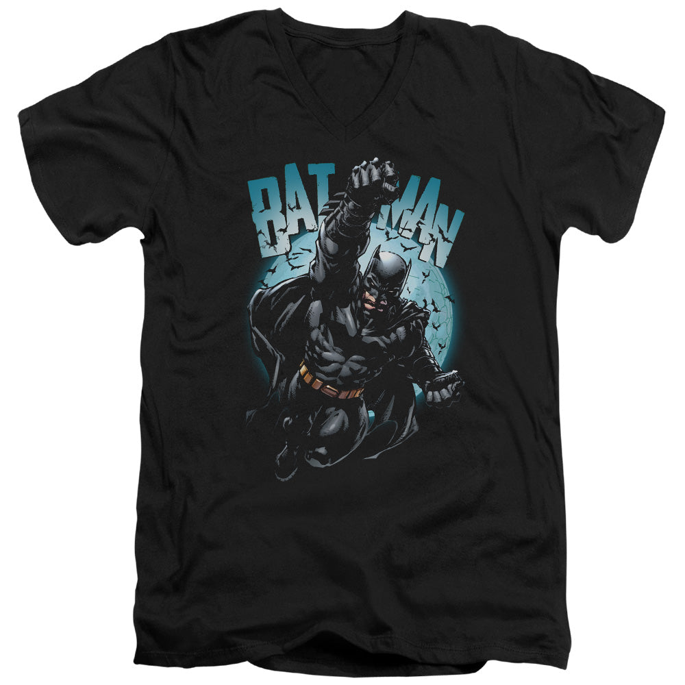 Batman Moon Knight V-Neck T-Shirt