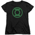 Green Lantern Green Emblem Womens T-Shirt