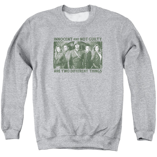 Arrow Innocent and Not Guilty Crewneck Sweatshirt