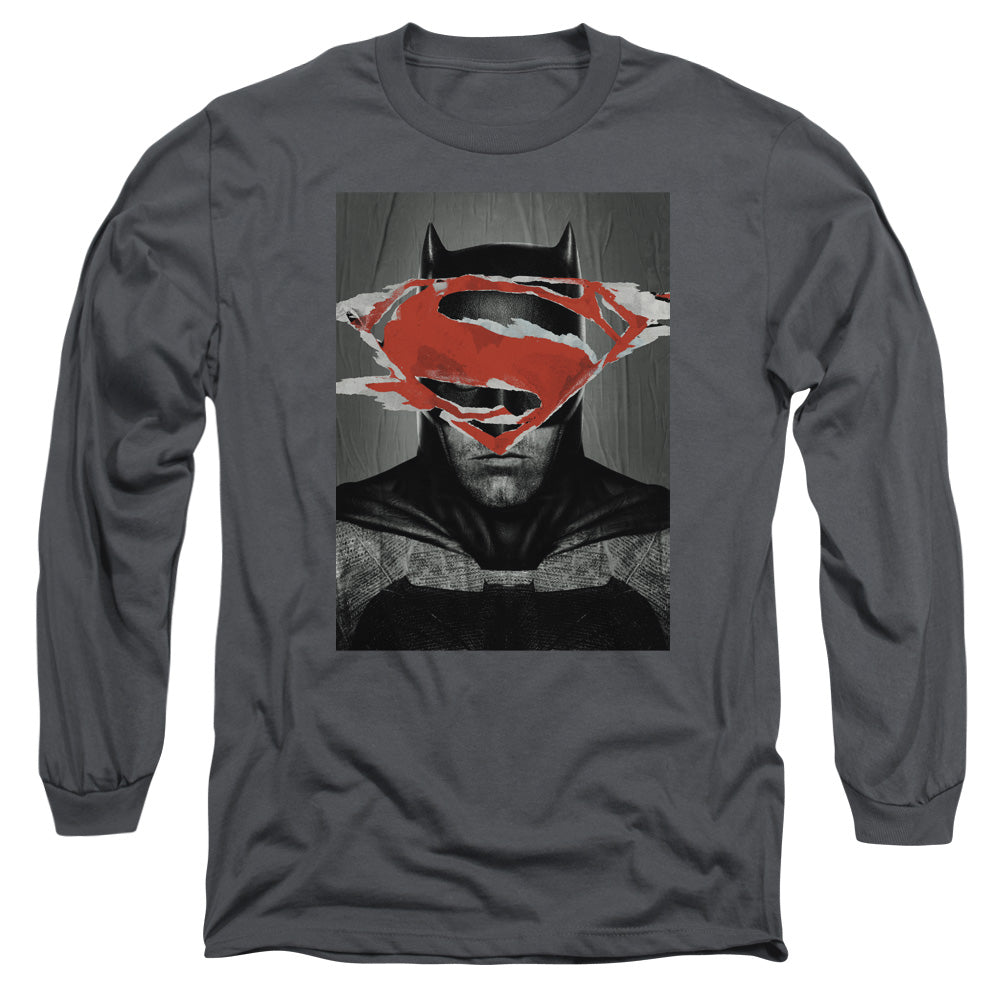 Batman v Superman Batman Poster Long Sleeve T-Shirt