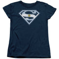 Superman Argentinian Shield Womens T-Shirt
