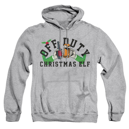Off Duty Christmas Elf Pullover Hoodie