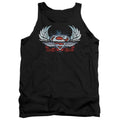 Superman Chrome Wings Shield Tank Top