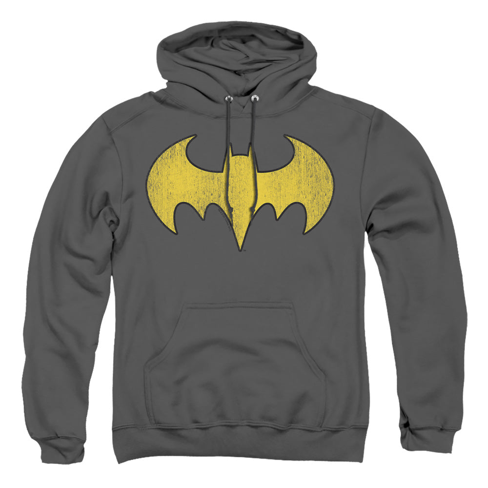 DC Comics Batgirl Logo Distressed Pullover Hoodie