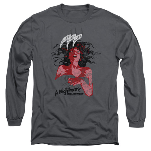 A Nightmare on Elm Street Illustrated European Poster Long Sleeve T-Shirt