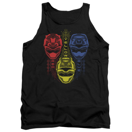 Power Rangers: Beast Morphers Red Yellow Blue Tank Top