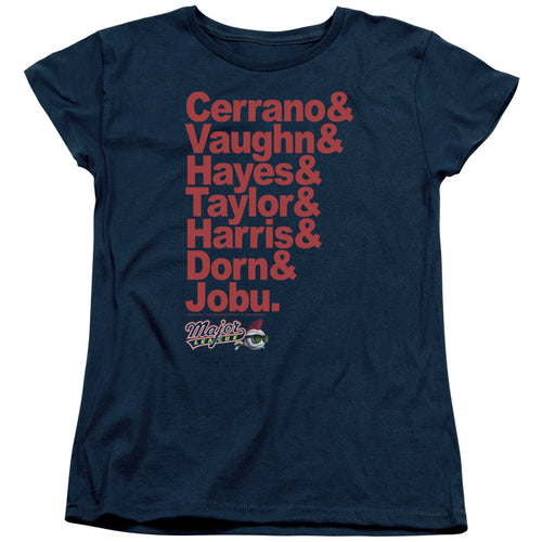 Major League Team Roster Womens T-Shirt