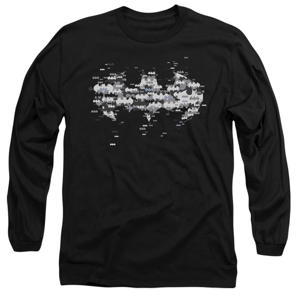 Batman Multi Bat Logo Long Sleeve T-Shirt