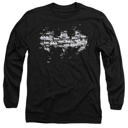Batman Multi Bat Logo Long Sleeve T-Shirt