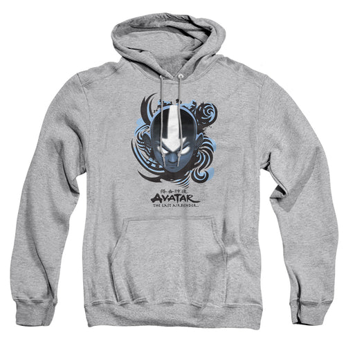 Avatar: The Last Airbender Airbender Blue And Black Kanji Pullover Hoodie