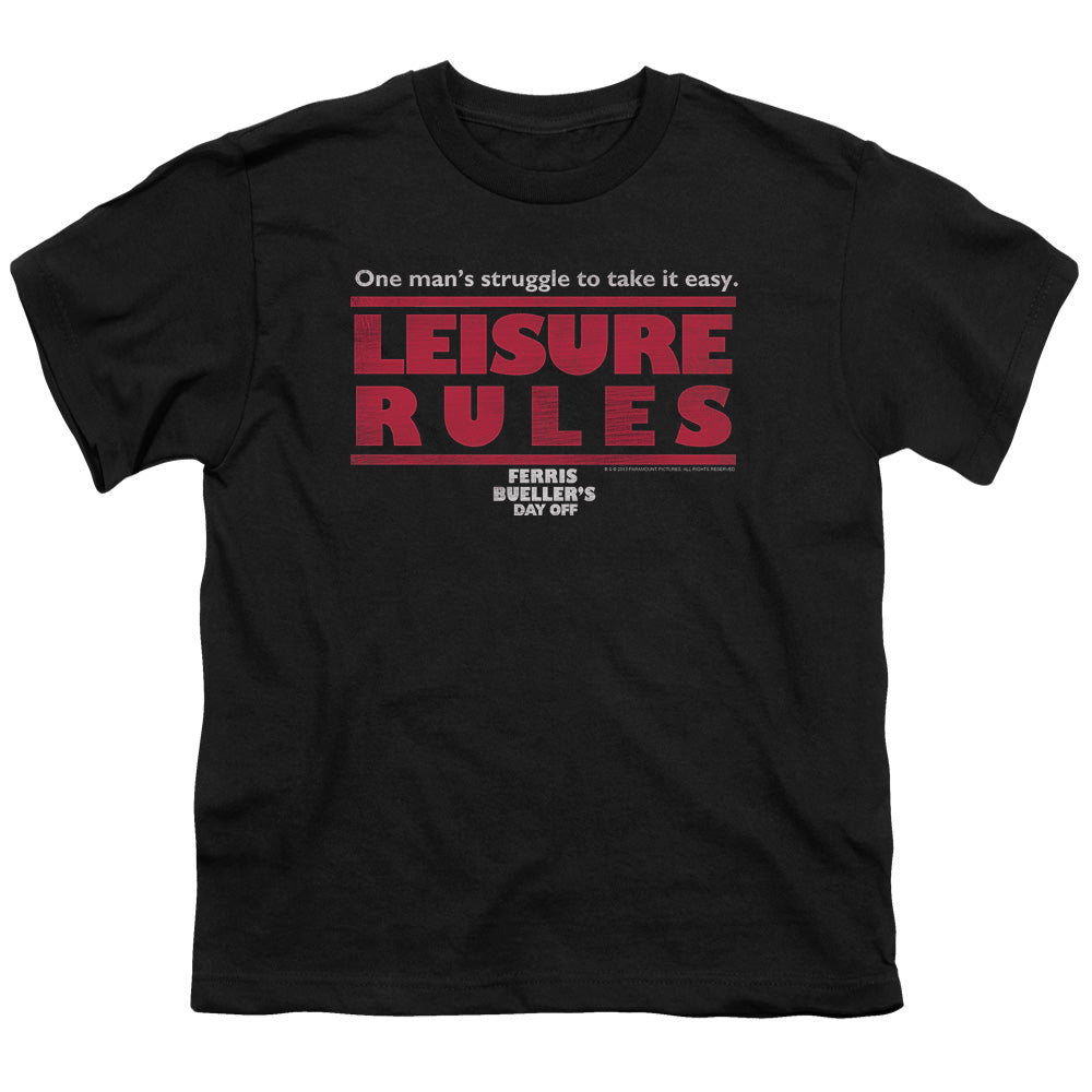 Ferris Bueller's Day Off Leisure Rules Youth/Toddler T-Shirt