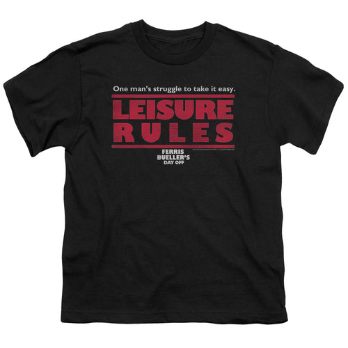 Ferris Bueller's Day Off Leisure Rules Youth/Toddler T-Shirt