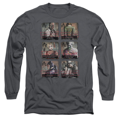 Batman Arkham Lineup Long Sleeve T-Shirt