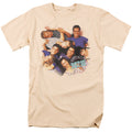 Beverly Hills 90210 Cast Circle Cream T-Shirt