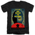 Star Trek Who Watches the Watchers Black V-Neck T-Shirt