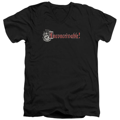 The Princess Bride Vizzini Crest V-Neck T-Shirt