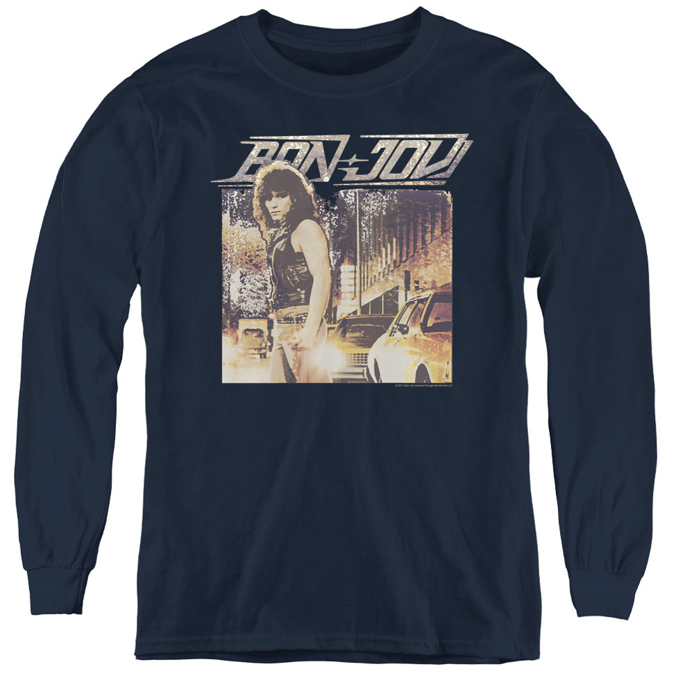 Bon Jovi Runaway Jon Youth Long Sleeve T-Shirt