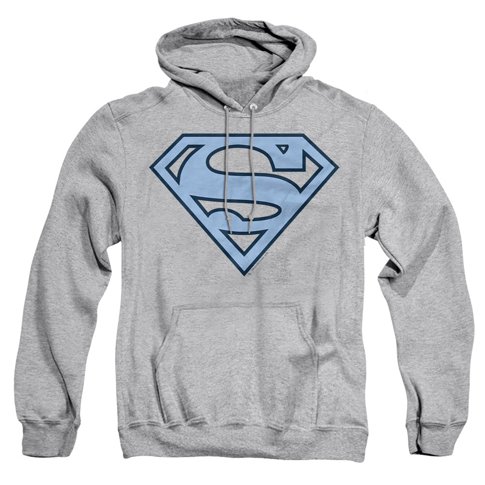 Superman Carolina Blue&navy Shield Pullover Hoodie