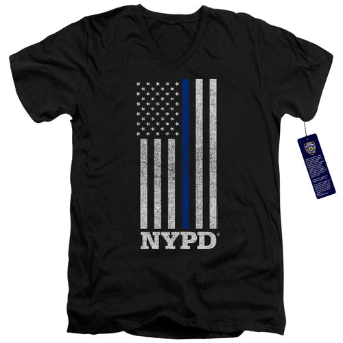 New York City Thin Blue Line V-Neck T-Shirt