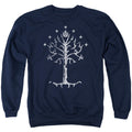 Lord of the Rings Tree of Gondor Navy Crewneck Sweatshirt