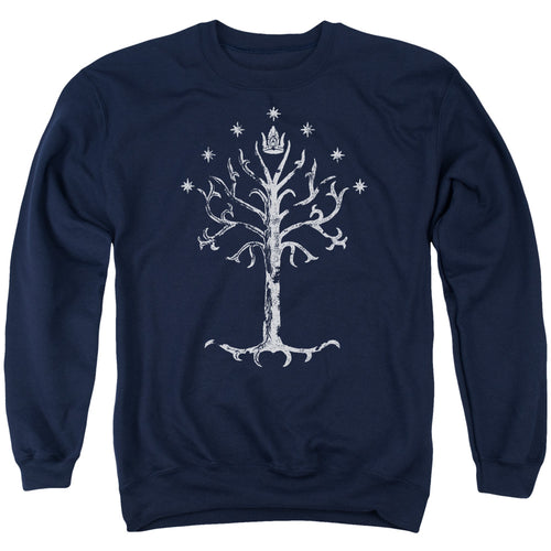 Lord of the Rings Tree of Gondor Navy Crewneck Sweatshirt