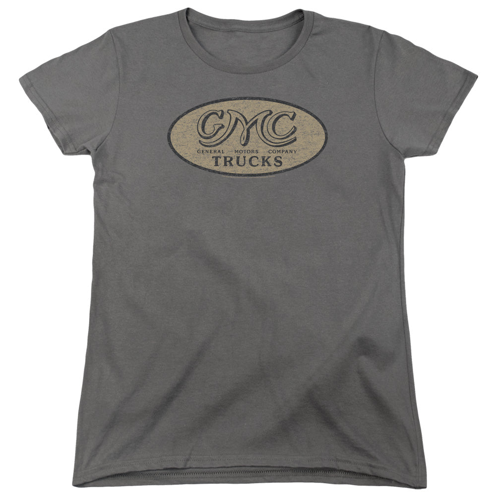 GMC Vintage Oval Logo Womens T-Shirt