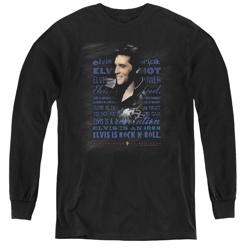 Elvis Presley Icon Youth Long Sleeve T-Shirt
