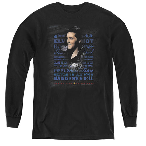 Elvis Presley Icon Youth Long Sleeve T-Shirt