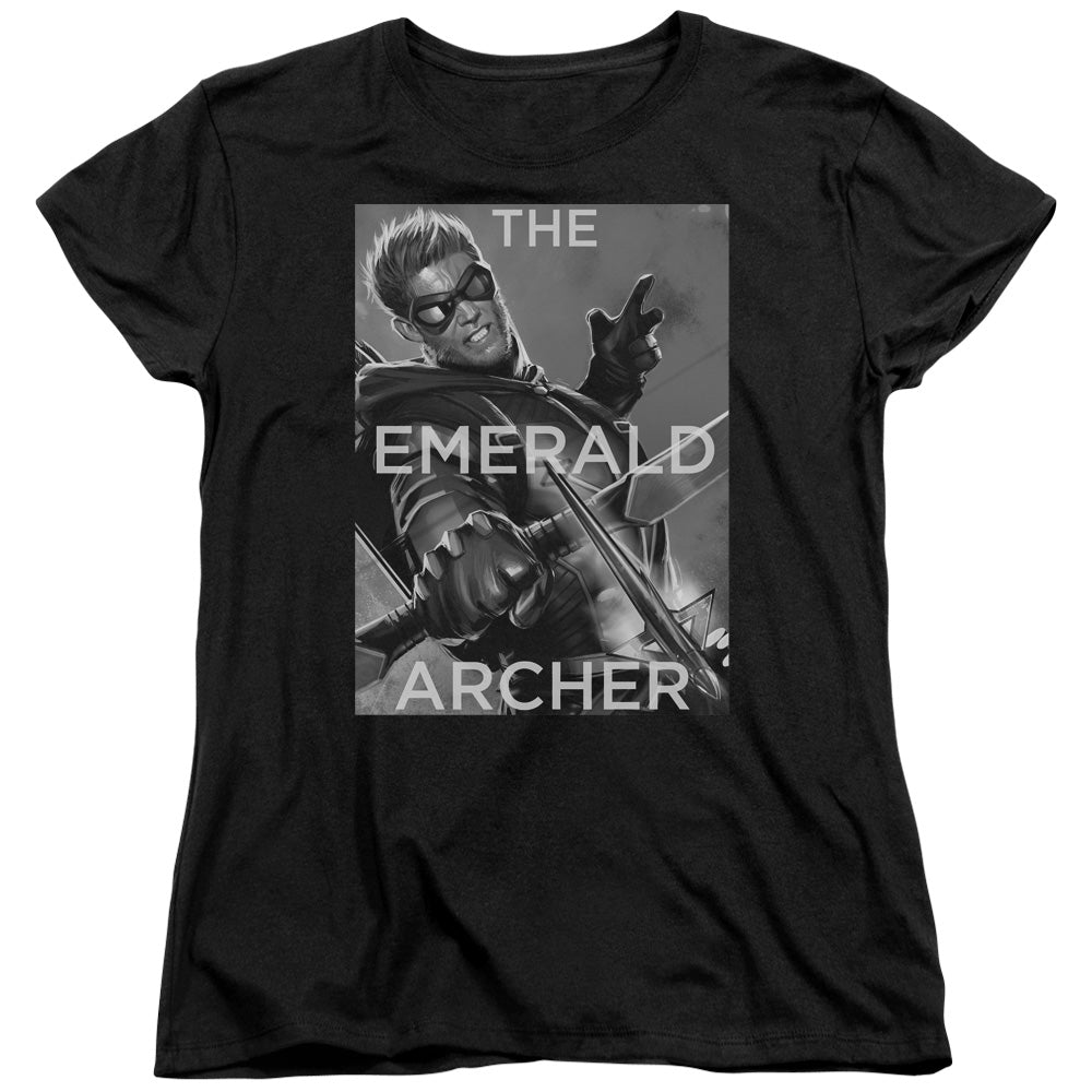 Justice League Trigger Womens T-Shirt