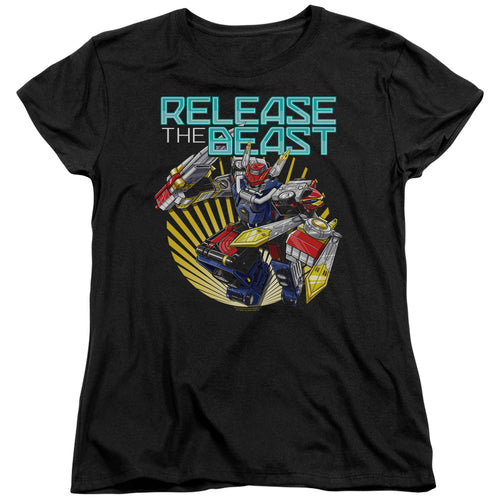Power Rangers: Beast Morphers Beast Release Womens T-Shirt