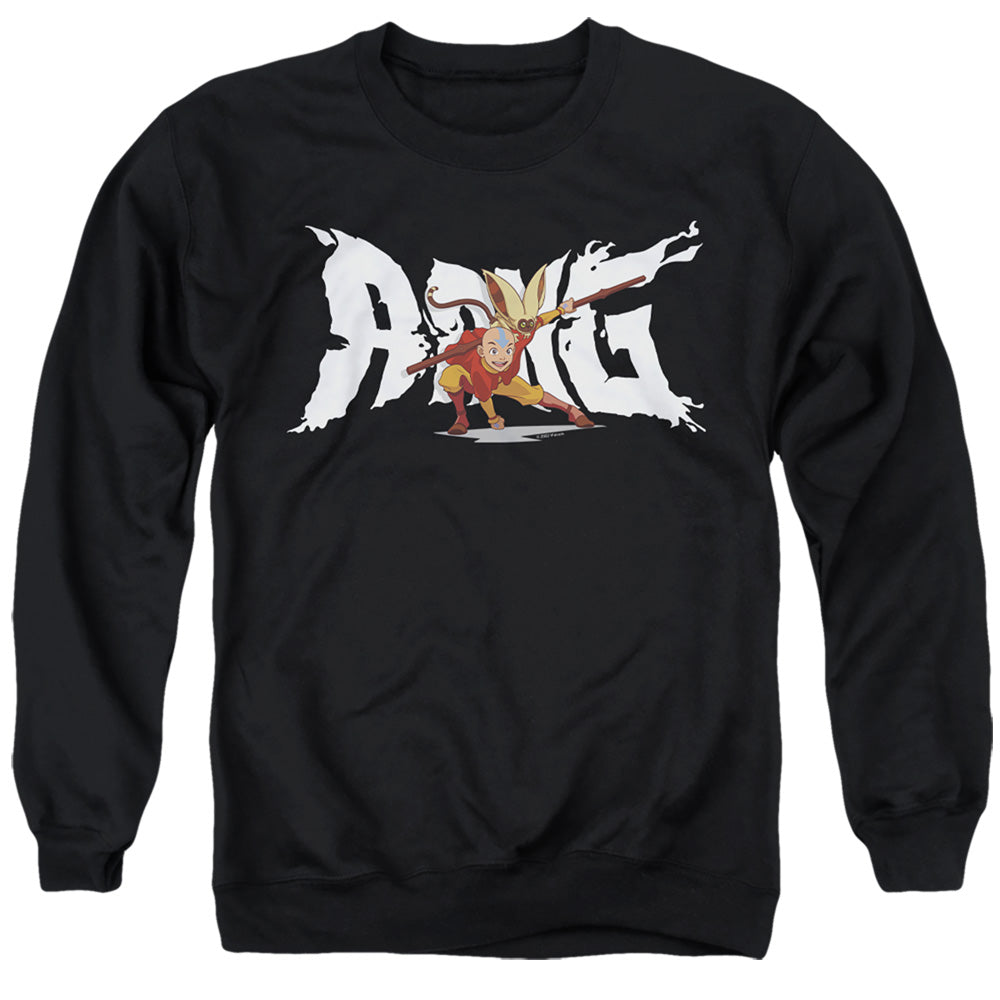 Avatar: The Last Airbender Aang And Momo Crewneck Sweatshirt