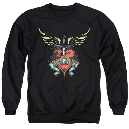 Bon Jovi Daggered Crewneck Sweatshirt