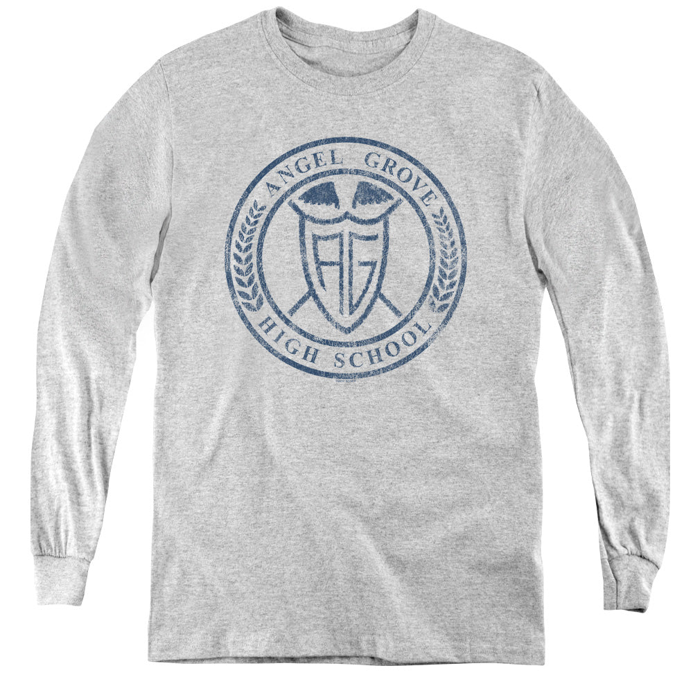 Mighty Morphin Power Rangers Angel Grove Hs Youth Long Sleeve T-Shirt