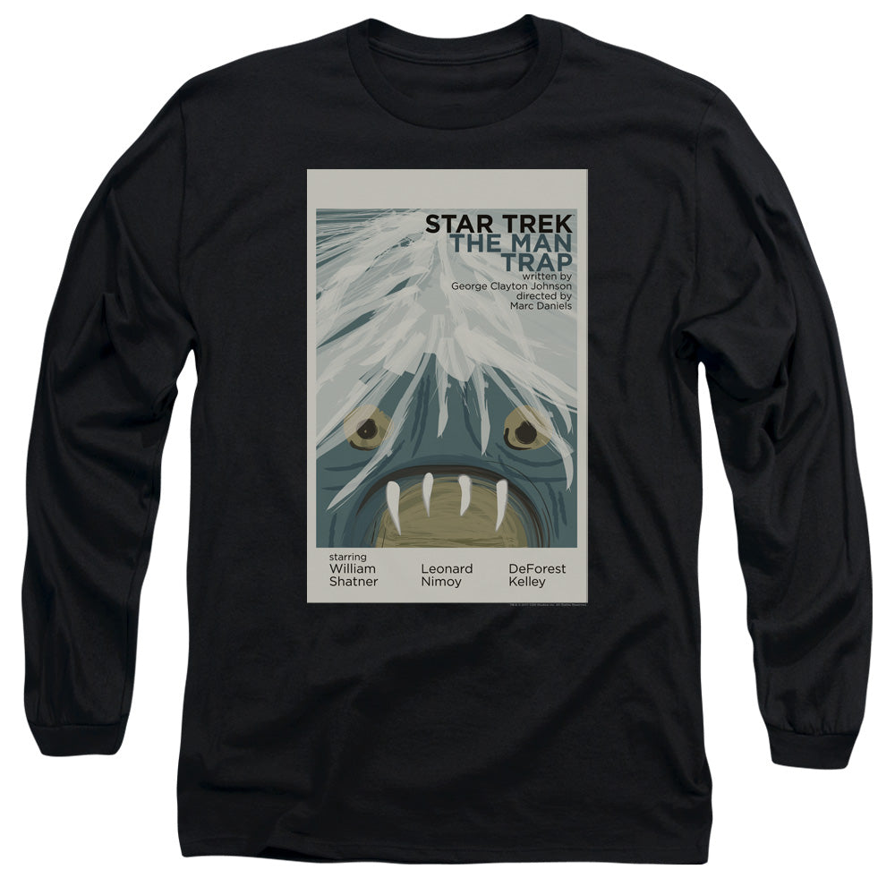 Star Trek The Man Trap Black Long Sleeve T-Shirt