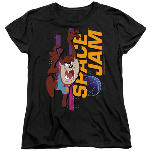 Space Jam Taz Standing Womens T-Shirt
