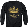 The Princess Bride Crown Black Crewneck Sweatshirt
