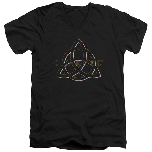Charmed Triple Linked Logo V-Neck T-Shirt