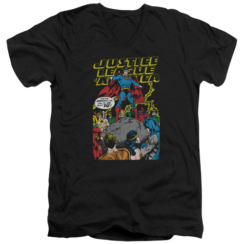 Justice League Ultimate Scarifice V-Neck T-Shirt