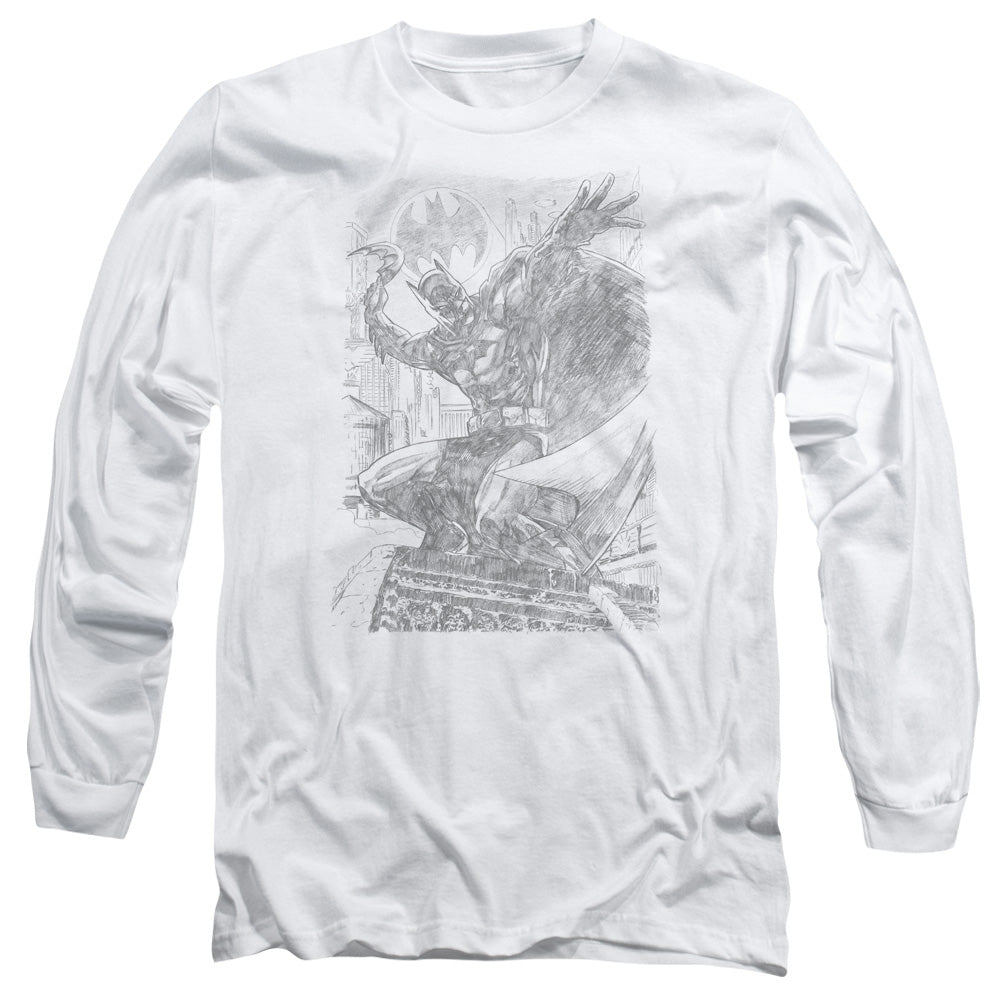 Batman Pencil Batarang Throw Long Sleeve T-Shirt
