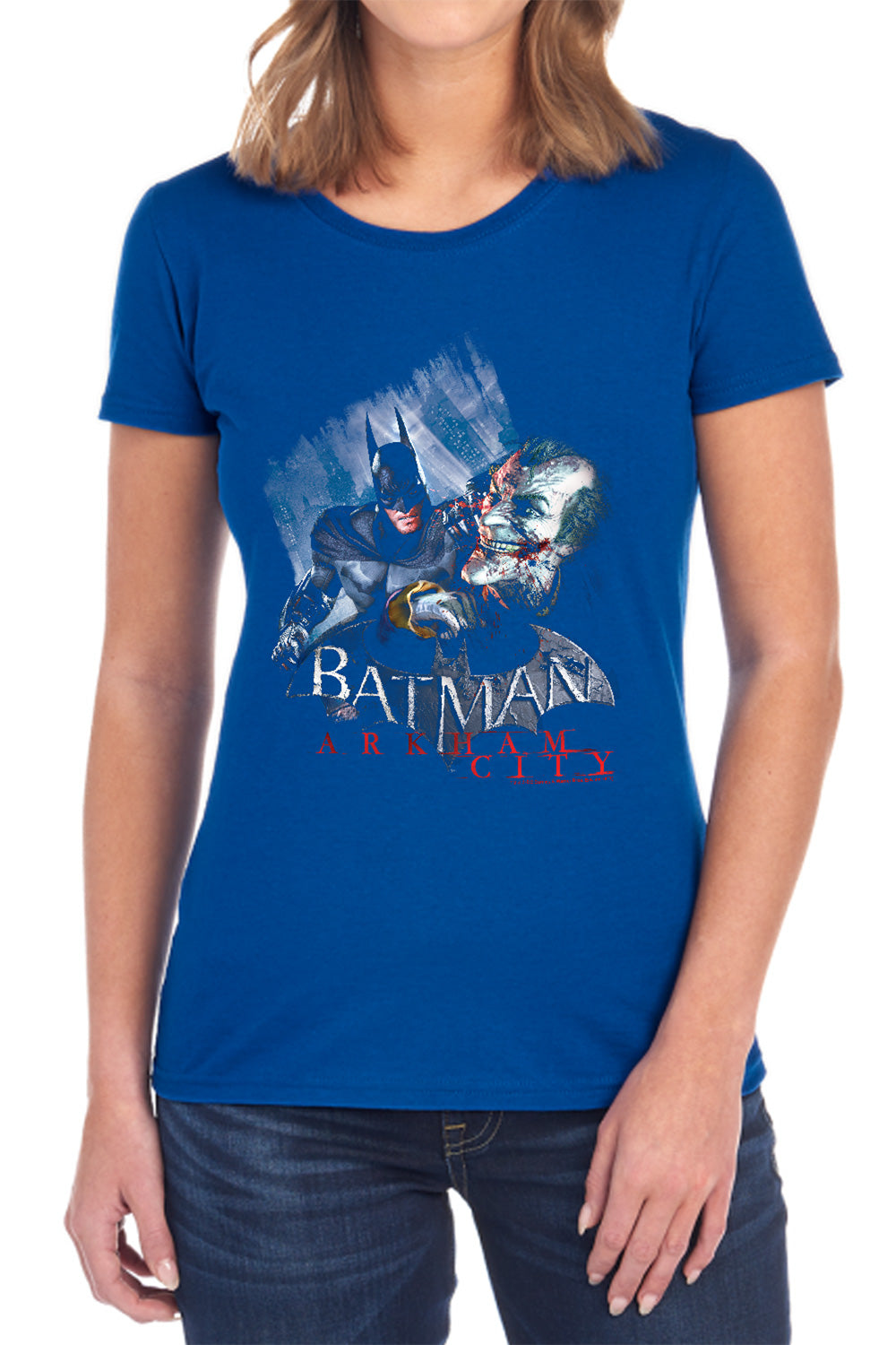 Batman Jokes On You! Womens T-Shirt