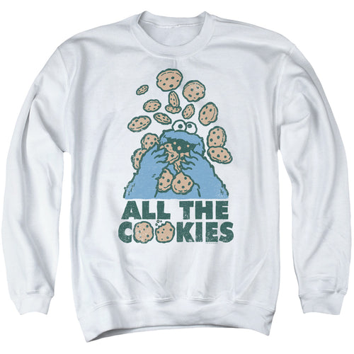 Sesame Street All the Cookies Crewneck Sweatshirt