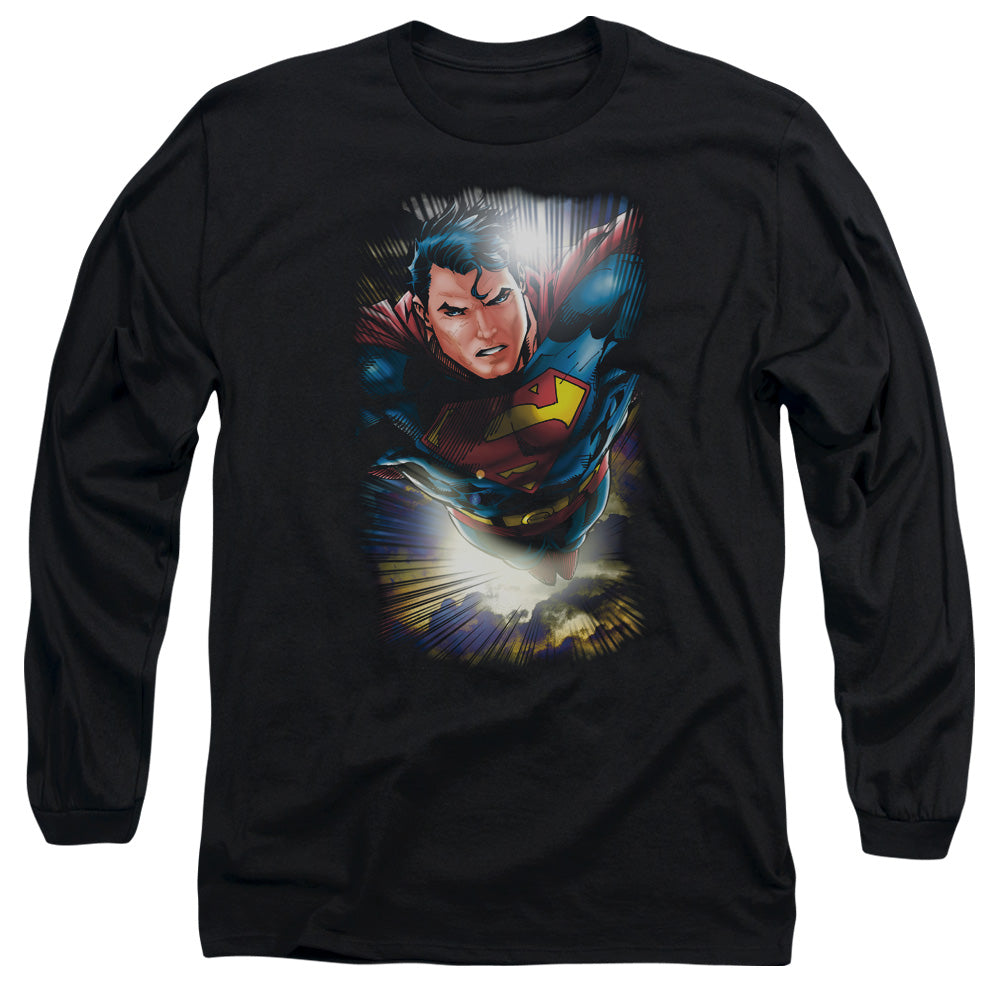Superman In the Sky Long Sleeve T-Shirt